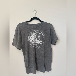 Next Level Apparel Charcoal Tee with Magnolia Design